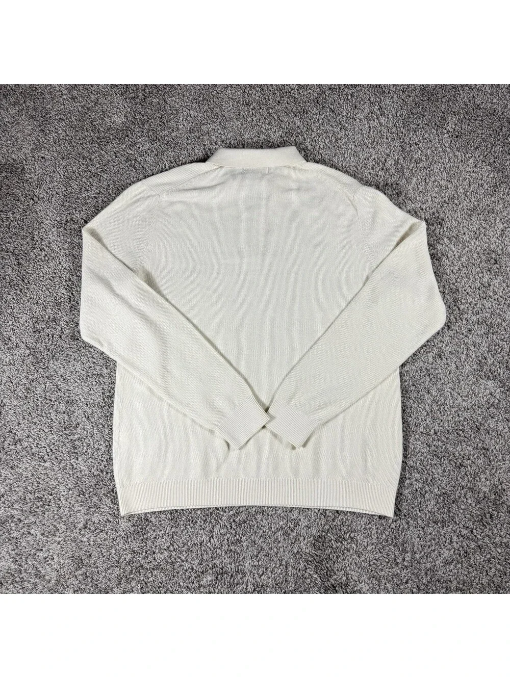 Banana Republic Sweater Mens Large Beige Collared Pullover